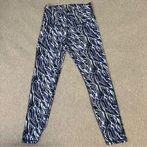 Under Armour Blue and Purple Compression Leggings